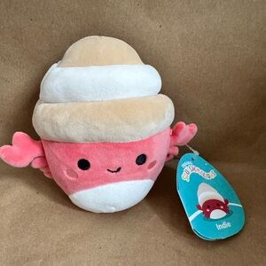 NWT 5” Indie the Hermit Crab Squishmallow.